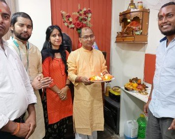 Diwali Pooja in office