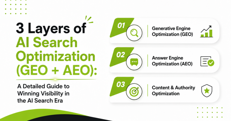 3 Layers of AI Search Optimization (GEO + AEO): A Detailed Guide to Winning Visibility in the AI Search Era